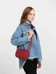 Бордовый сумка женская, маленькая