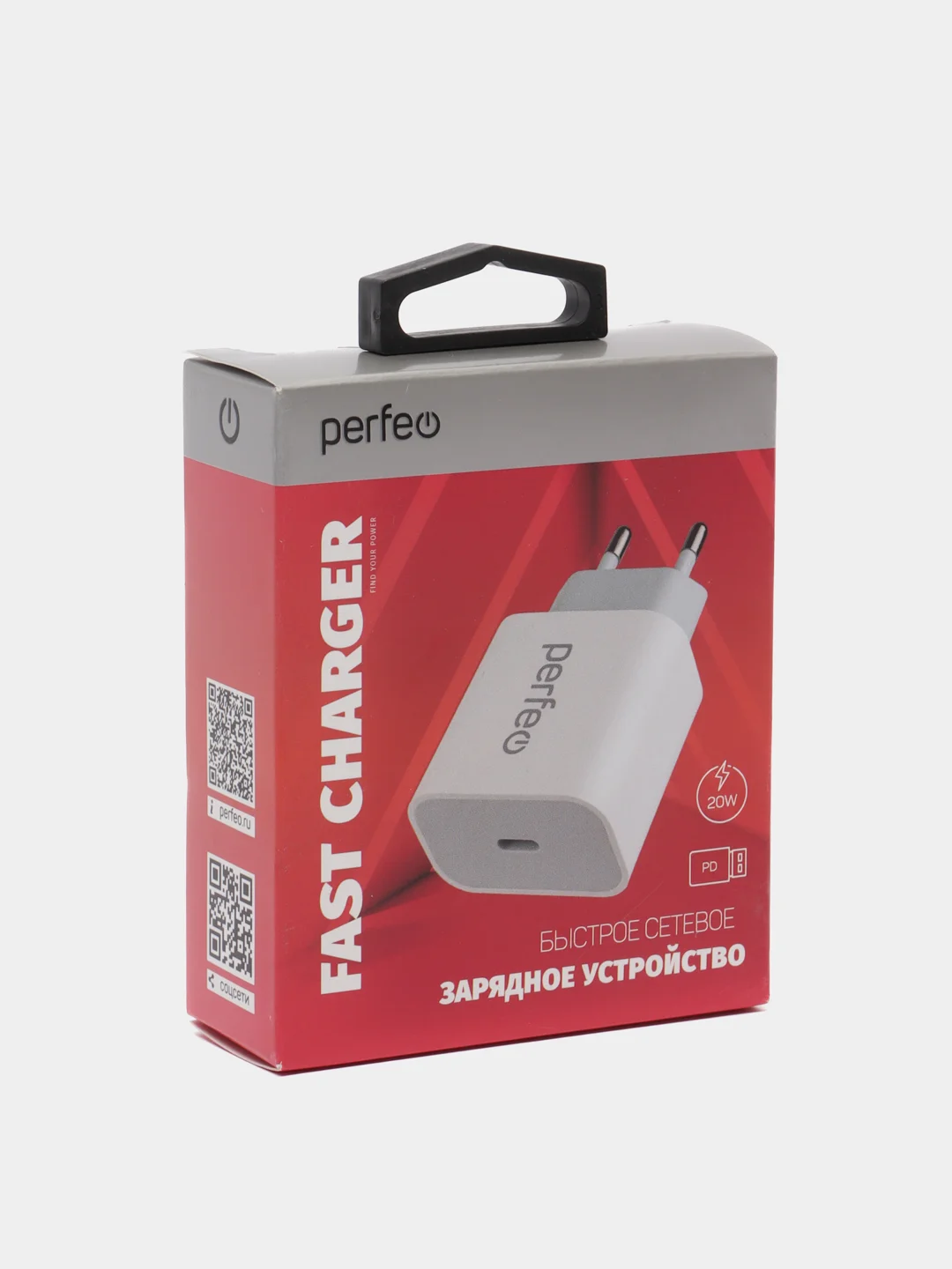 Сетевое зарядное устройство Perfeo PD, с разъемом Type-C  20W, I4641