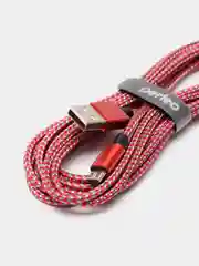 Кабель PERFEO USB2.0, A вилка - Micro USB вилка, красно-белый, длина 1 / 3 м