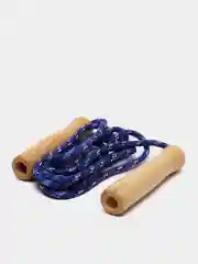 Синий скакалка с деревянными ручками