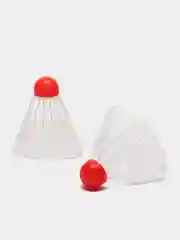 Белый воланчик для бадминтона, 2-4 штуки