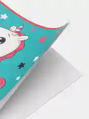 Лазурный альбом для рисования "Веселые пингвины", "Единорожка", 8 листов