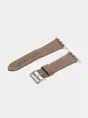 Хаки кожаные ремешки для Apple Watch 3, 4, 5, 6, 7, SE, 38 / 42 / 40 / 44