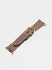 Хаки кожаные ремешки для Apple Watch 3, 4, 5, 6, 7, SE, 38 / 42 / 40 / 44