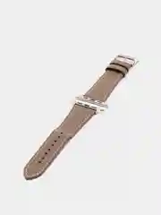 Хаки кожаные ремешки для Apple Watch 3, 4, 5, 6, 7, SE, 38 / 42 / 40 / 44