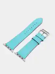 Бирюзовый кожаные ремешки для Apple Watch 3, 4, 5, 6, 7, SE, 38 / 42 / 40 / 44