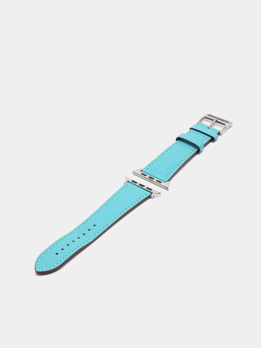 Бирюзовый кожаные ремешки для Apple Watch 3, 4, 5, 6, 7, SE, 38 / 42 / 40 / 44
