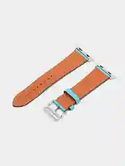 Бирюзовый кожаные ремешки для Apple Watch 3, 4, 5, 6, 7, SE, 38 / 42 / 40 / 44
