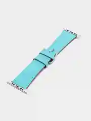Бирюзовый кожаные ремешки для Apple Watch 3, 4, 5, 6, 7, SE, 38 / 42 / 40 / 44