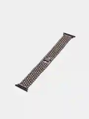 Черный ремешок металлический для Apple Watch, 38 / 40 / 42 / 44 / 45 mm, дизайн соты