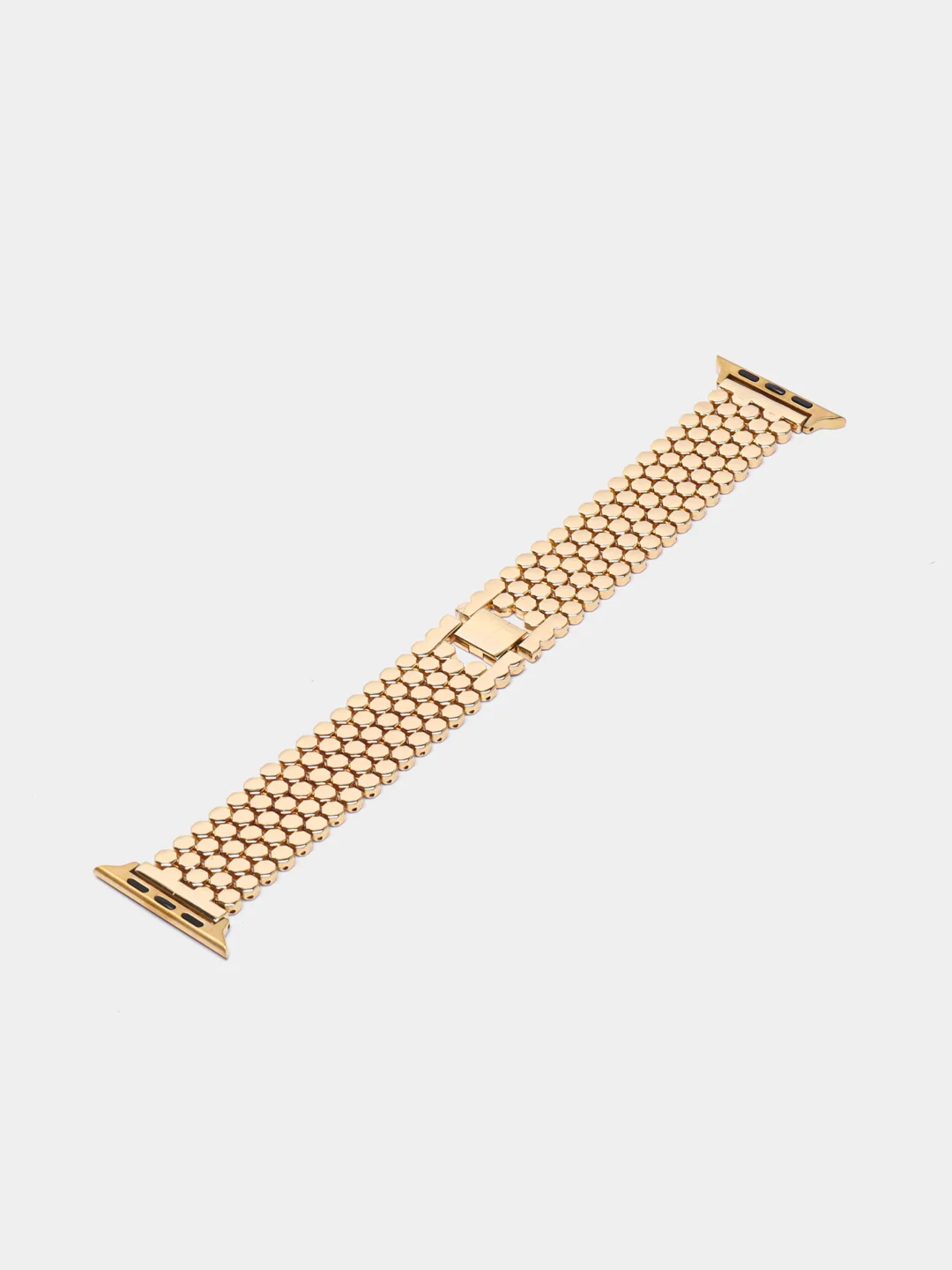 Золотой ремешок металлический для Apple Watch, 38 / 40 / 42 / 44 / 45 mm, дизайн соты