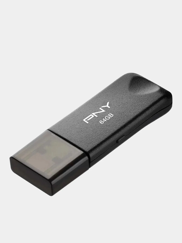 Флешка USB PNY Attache Classic 64 Гб, USB3.1, черный, FD64GATTC30KTRK-EF