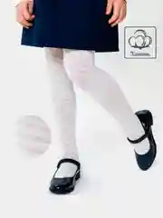 Белый колготки детские для девочки, хлопок, ажурные