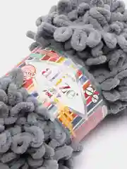 Серый пряжа Alize Puffy Fine