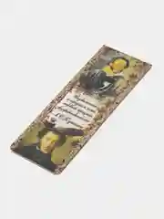 Желтый магнитная закладка "Писатели", 3,5 х 9,5 см