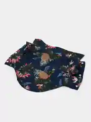 Розовый рубашка гавайская для собак и кошек