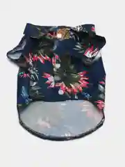 Розовый рубашка гавайская для собак и кошек
