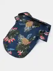 Розовый рубашка гавайская для собак и кошек