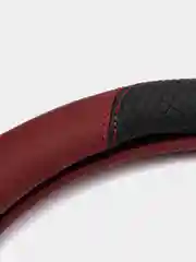 Тёмно-бордовый оплетка чехол на руль из эко-кожы