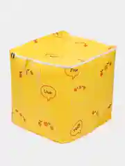 Желтый корзина для хранения игрушек кофр
