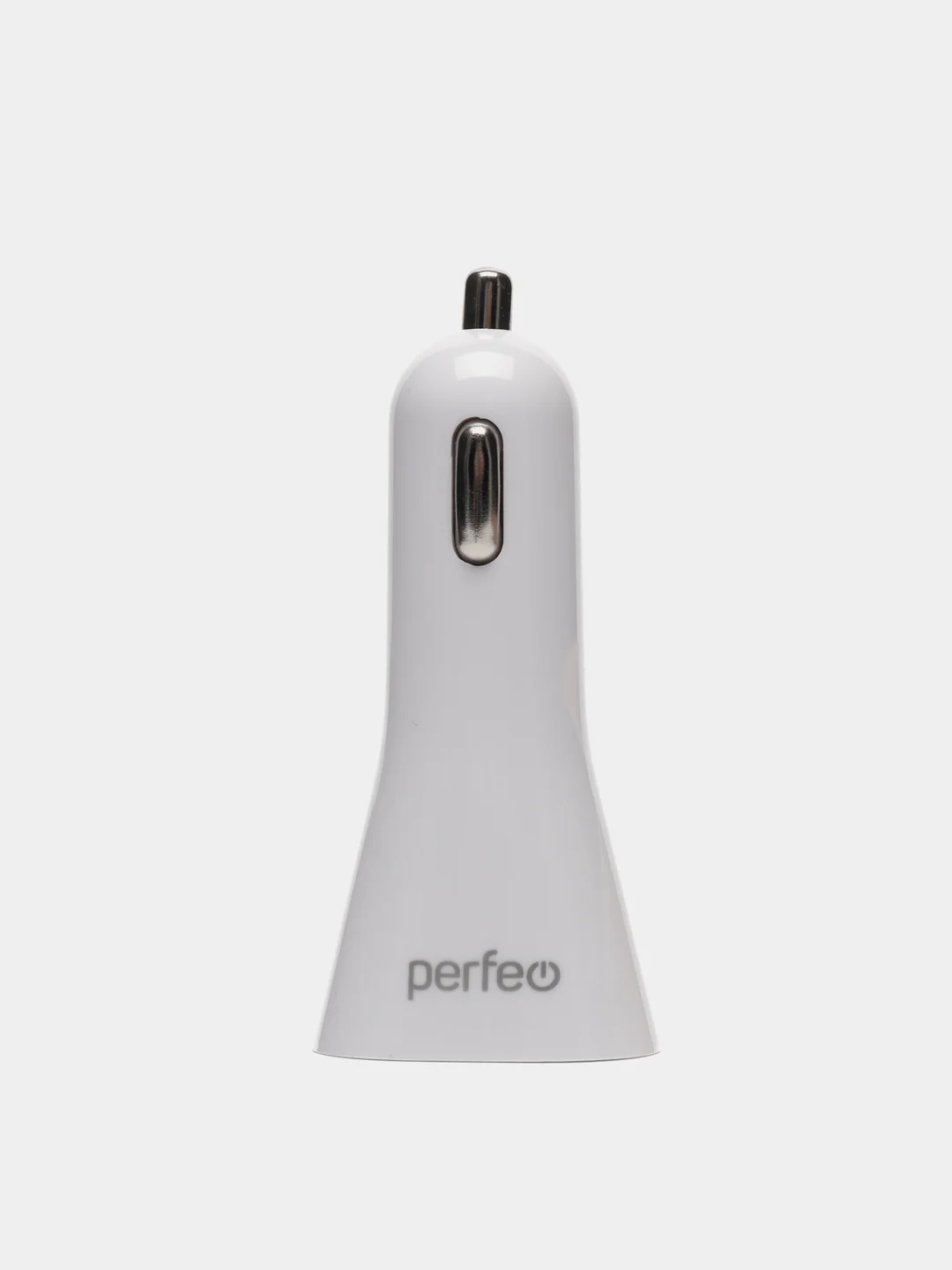 Автомобильное зарядное устройство Perfeo с двумя разъемами USB, белый. I4606