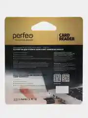 Синий perfeo Card Reader Micro SD, PF-VI-R025