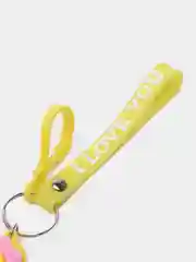Лимонный брелок для ключей/на сумку, силиконовый