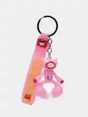 Коричневый брелок для ключей/на сумку, силиконовый