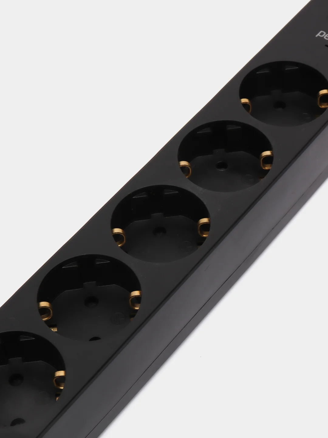 Черный perfeo сетевой фильтр "POWER STREAM", 2500W, 5 м, 3/4/5/6 розеток, цвет белый/чёрный