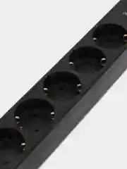 Черный perfeo сетевой фильтр "POWER STREAM", 2500W, 5 м, 3/4/5/6 розеток, цвет белый/чёрный
