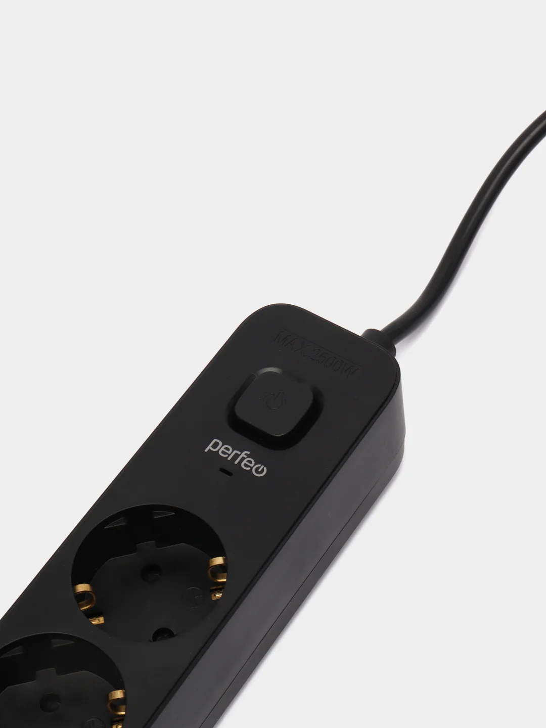 Черный perfeo сетевой фильтр "POWER STREAM", 2500W, 1,5м, 3/4/5/6 розеток, цвет белый/чёрный