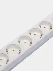 Белый perfeo сетевой фильтр "POWER STREAM", 2500W,  1,5м, 3/4/5/6 розеток, цвет белый/чёрный