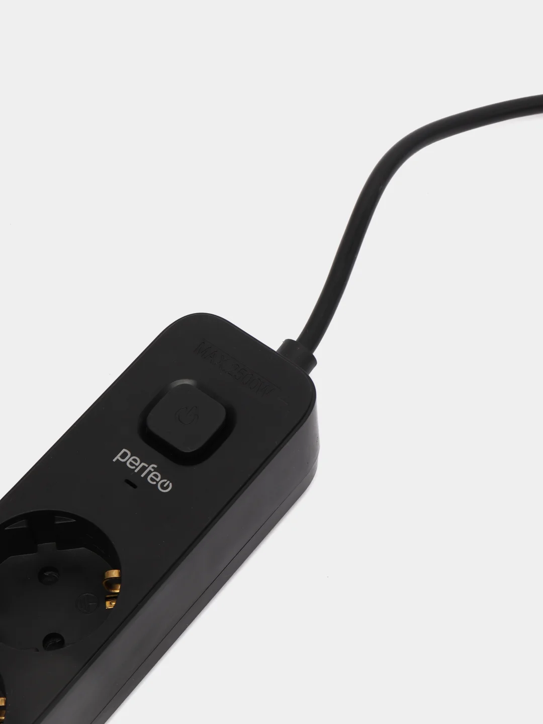Черный perfeo сетевой фильтр "POWER STREAM", 2500W, 3 м, 3/4/5/6 розеток, цвет белый/чёрный