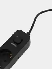 Черный perfeo сетевой фильтр "POWER STREAM", 2500W, 3 м, 3/4/5/6 розеток, цвет белый/чёрный