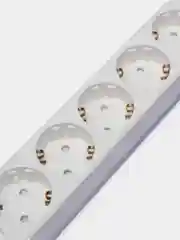 Белый perfeo сетевой фильтр "POWER STREAM", 2500W, 5 м, 3/4/5/6 розеток, цвет белый/чёрный