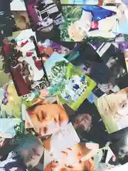 Красный карточки K-POP Stray Kids, 55 штук