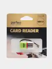 Perfeo Card Reader Micro SD, PF-VI-R008 Green