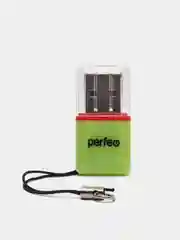 Perfeo Card Reader Micro SD, PF-VI-R008 Green