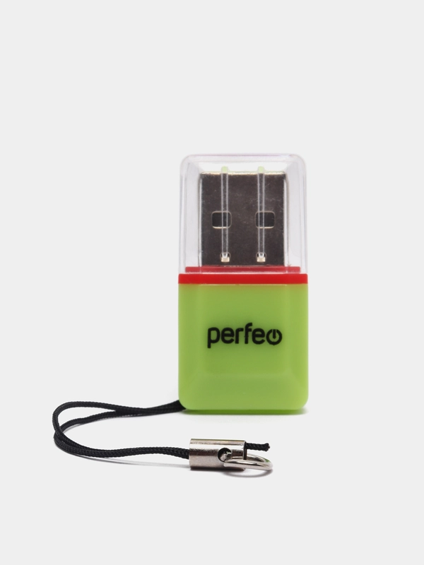 Perfeo Card Reader Micro SD, PF-VI-R008 Green