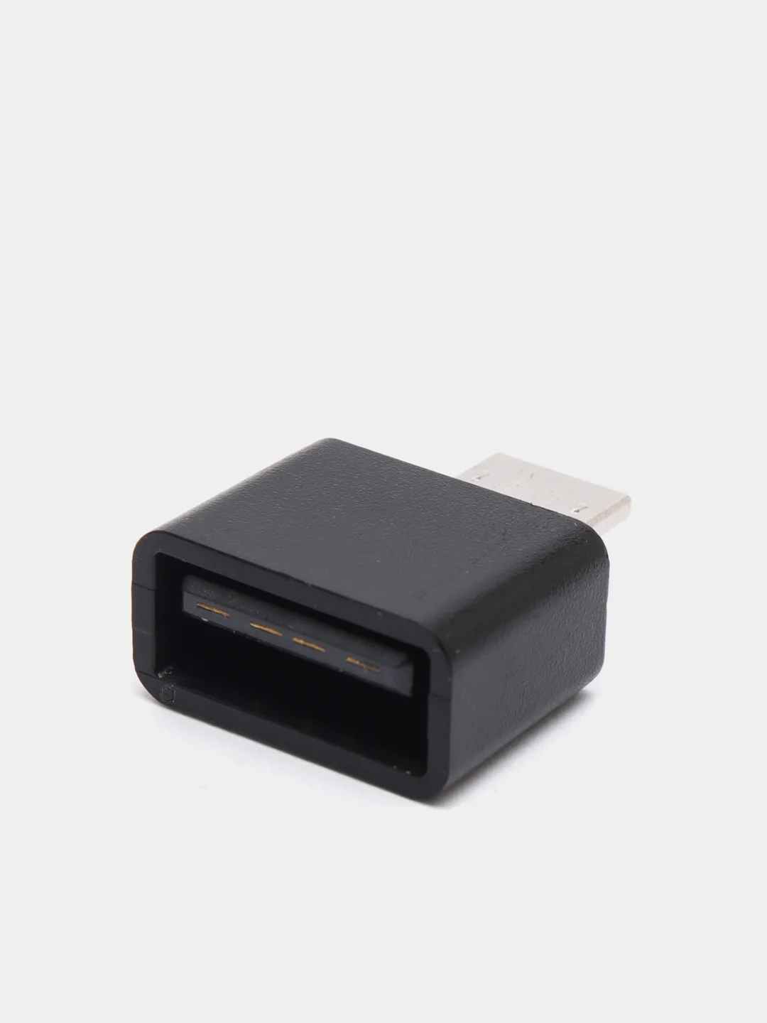 Черный адаптер USB OTG Perfeo, PF-VI-O003