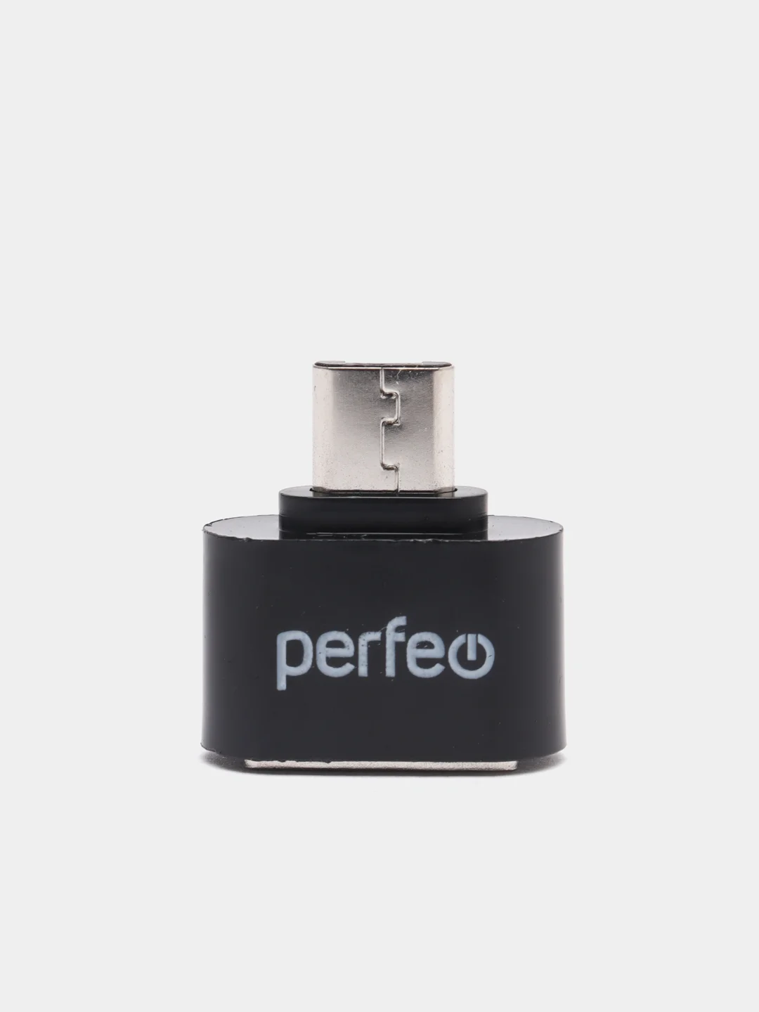 Черный perfeo adapter USB на micro USB c OTG, PF-VI-O010