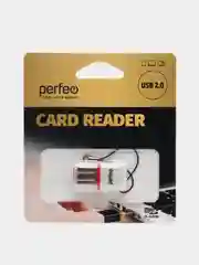 Белый адаптер Perfeo Micro SD, PF-VI-R008
