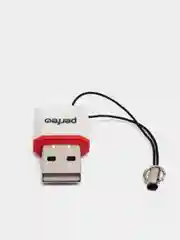 Белый адаптер Perfeo Micro SD, PF-VI-R008