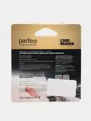 Красный картридер Card Reader Micro SD Perfeo, PF-VI-R023
