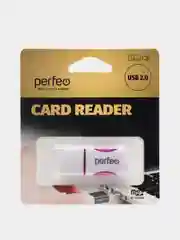 Фиолетовый perfeo Card Reader Micro SD, PF-VI-R024