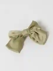 Мятный бант для волос на заколке атласный, 5 цветов