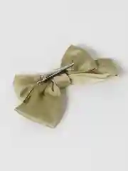 Мятный бант для волос на заколке атласный, 5 цветов