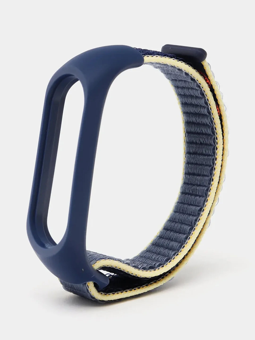 Индиго ремешок нейлоновый для Xiaomi mi band 4/5/6/7, на липучке, Сяоми ми банд
