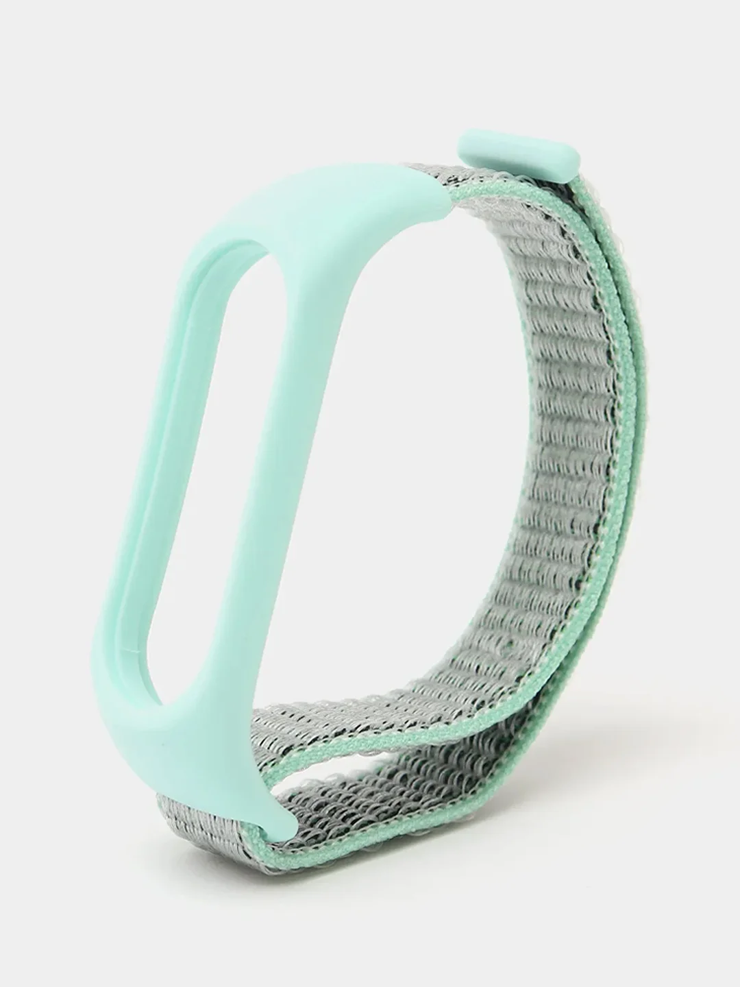Мятный ремешок нейлоновый для Xiaomi mi band 4/5/6/7, на липучке, Сяоми ми банд
