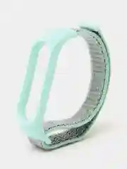 Мятный ремешок нейлоновый для Xiaomi mi band 4/5/6/7, на липучке, Сяоми ми банд
